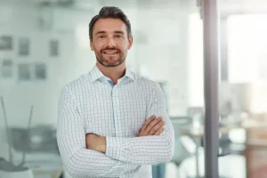 happy business man portrait office us corporate career financial consultant smile person ambition investment 349805237 XXXXX XXXXX